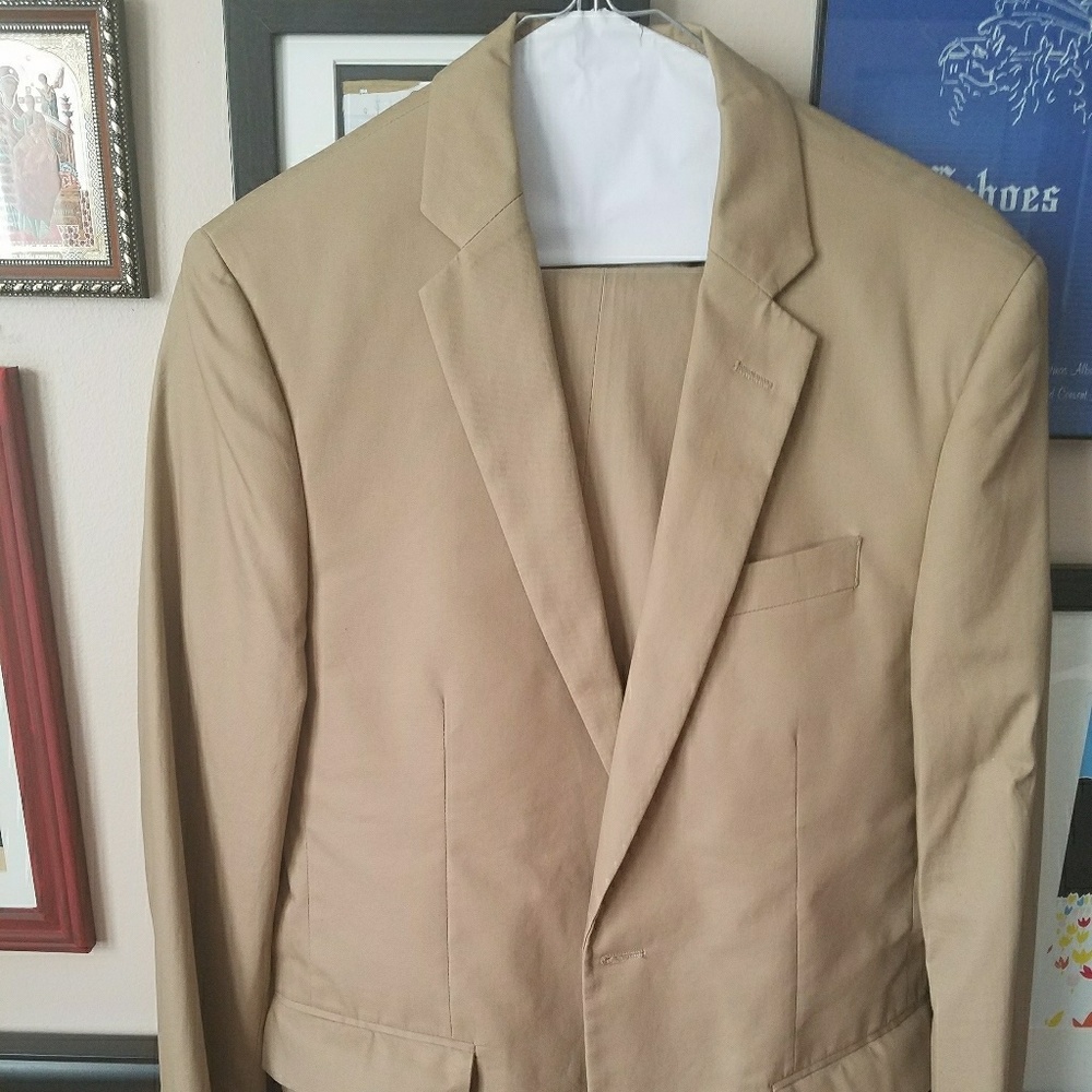 J. Crew Thompson Suit, British Khaki, 2 pieces